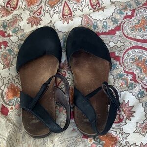 DANSKO MARY JANES CLOSED TOE SANDALS BLACK ROWAN 41/US 10